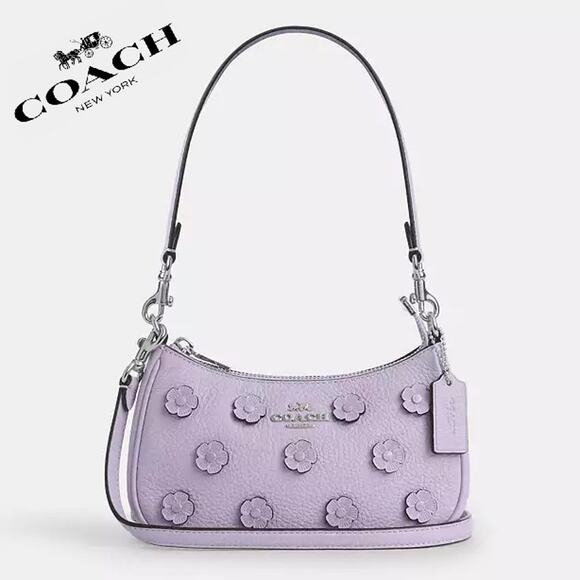 🌸 Teri Mini Crossbody Bag With Floral Applique